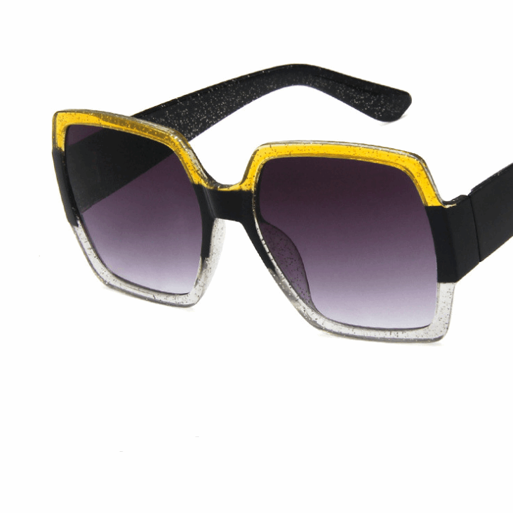 Colorful Glitter Retro Sunglasses - Sunglasses Haven