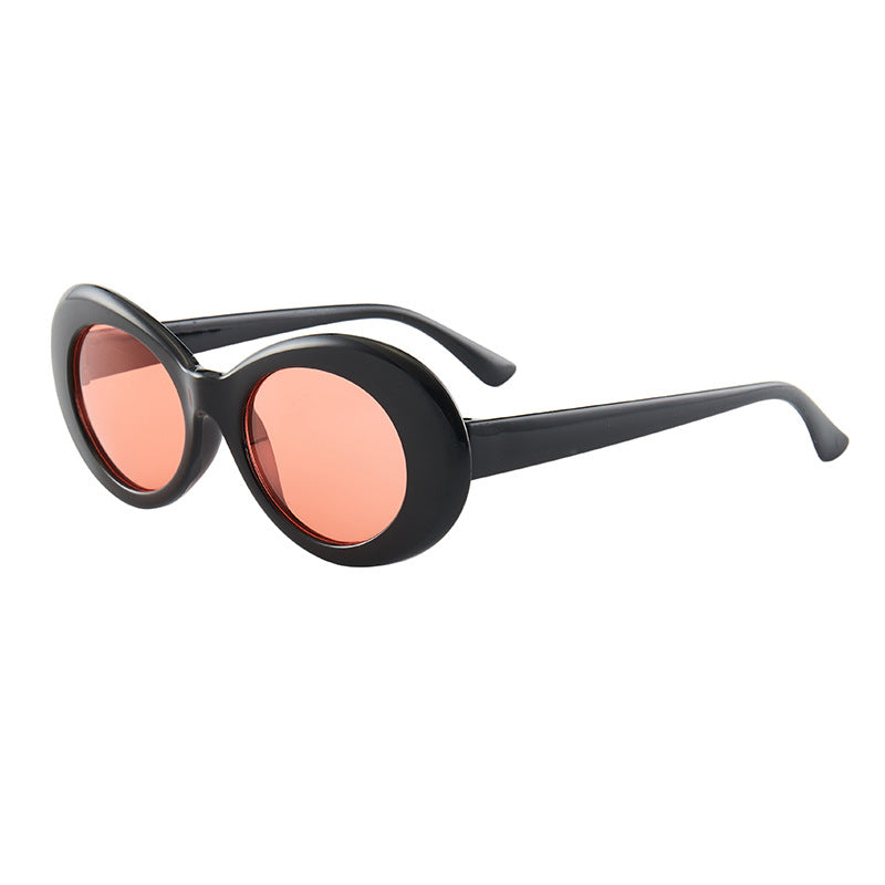 Elliptical Fashion Frame Sunglasses - Sunglasses Haven