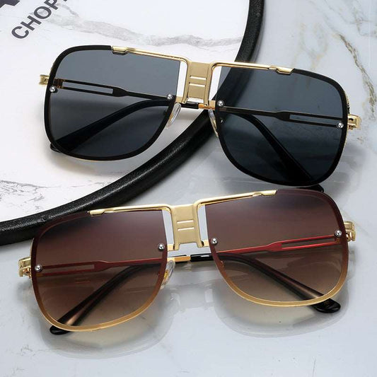 Luxury Metal Retro Sunglasses - Sunglasses Haven