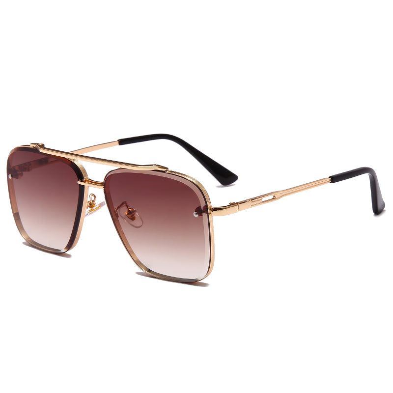 Metal Vintage Aviator Sunglasses - Sunglasses Haven
