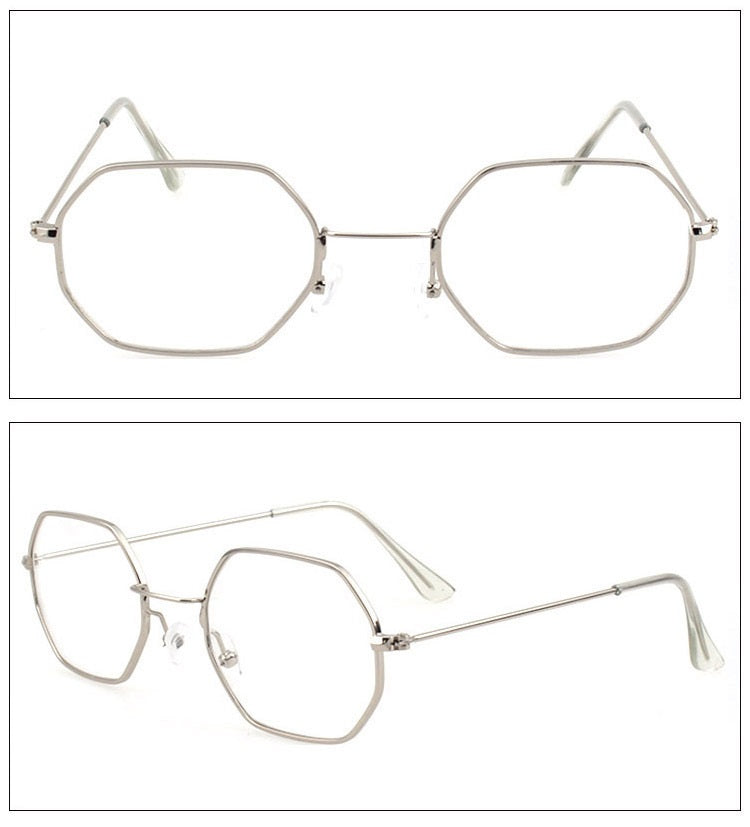 Polygonal Framed Sunglasses - Sunglasses Haven