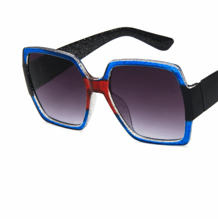 Colorful Glitter Retro Sunglasses - Sunglasses Haven