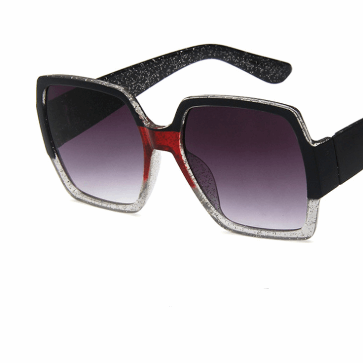 Colorful Glitter Retro Sunglasses - Sunglasses Haven