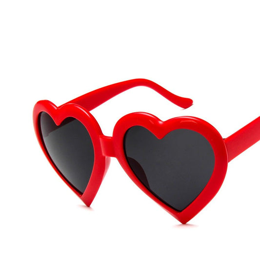 Colorful Heart-Shaped Sunglasses - Sunglasses Haven