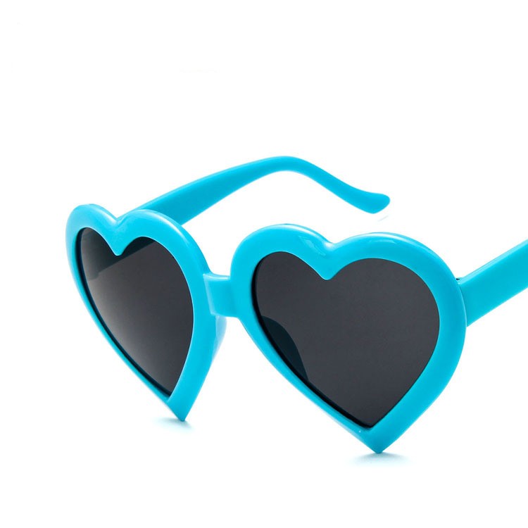 Colorful Heart-Shaped Sunglasses - Sunglasses Haven