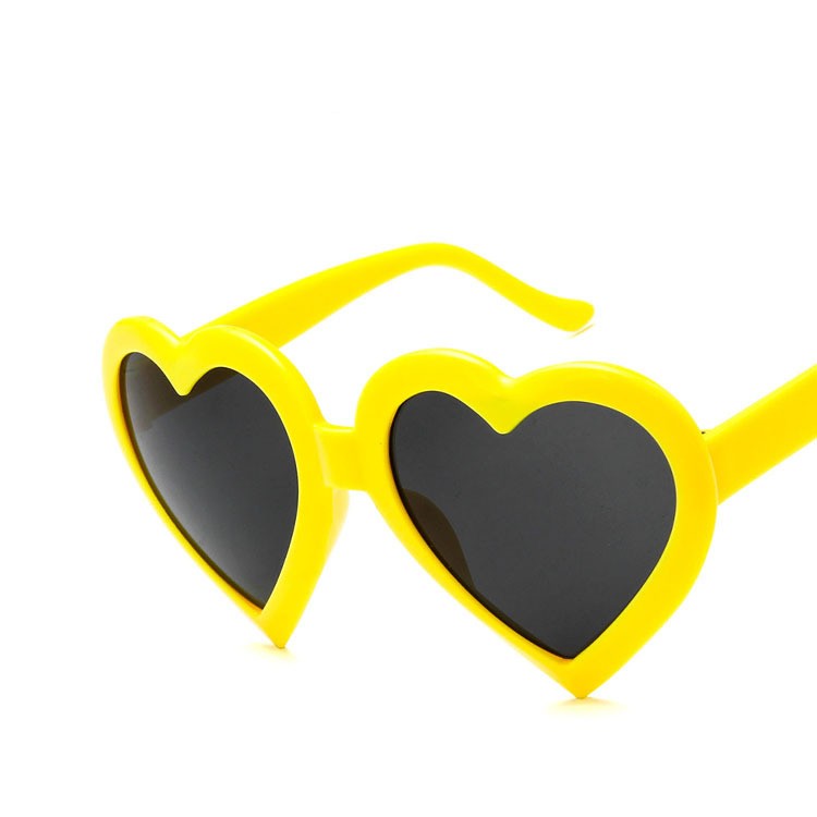 Colorful Heart-Shaped Sunglasses - Sunglasses Haven