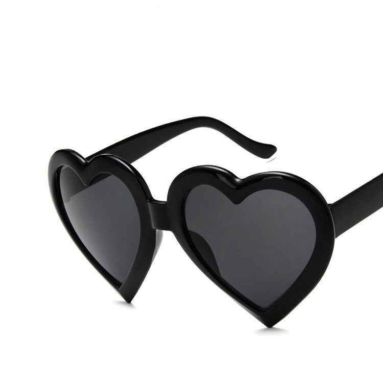 Colorful Heart-Shaped Sunglasses - Sunglasses Haven