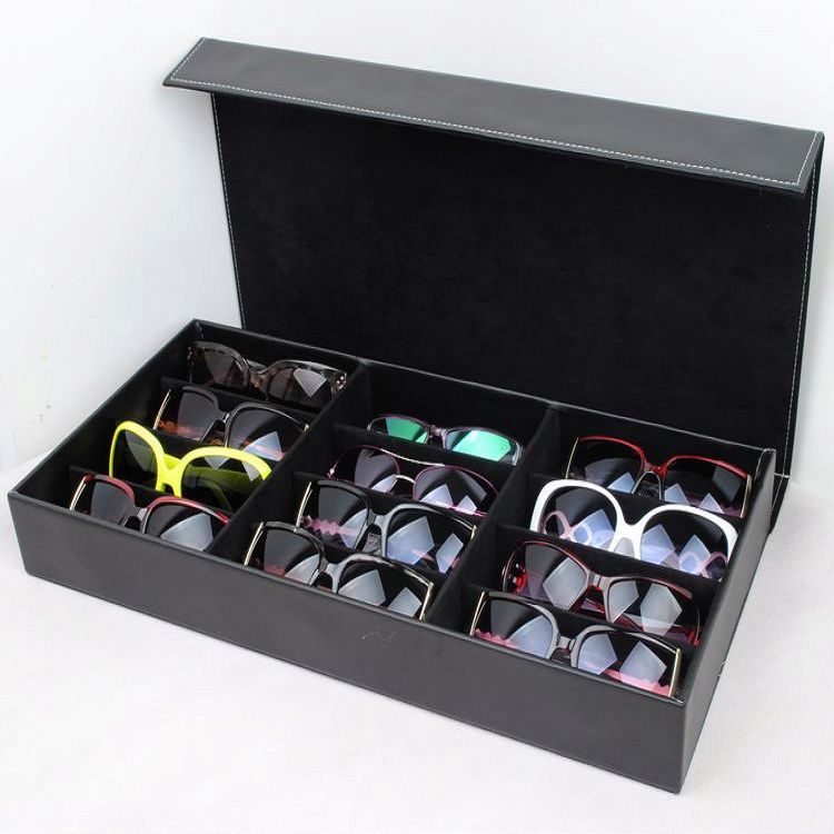 High-End Synthetic Leather Glasses Display Box - Sunglasses Haven