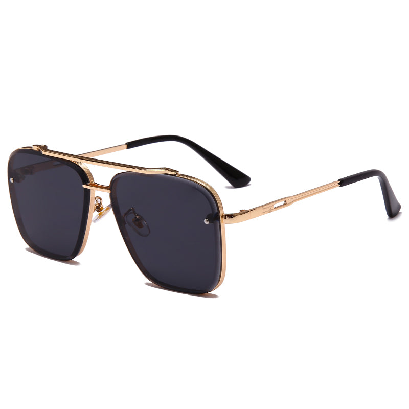 Metal Vintage Aviator Sunglasses - Sunglasses Haven