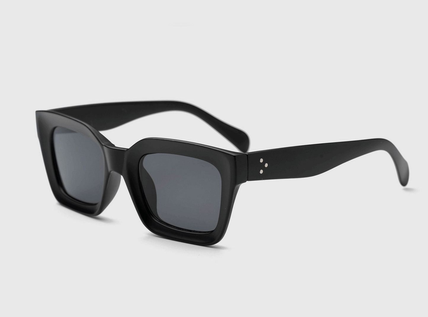 Pointed Square Frame Sunglasses - Sunglasses Haven