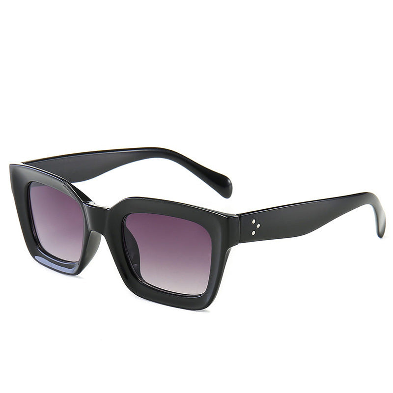 Pointed Square Frame Sunglasses - Sunglasses Haven