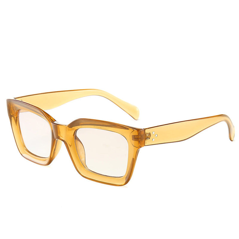 Pointed Square Frame Sunglasses - Sunglasses Haven