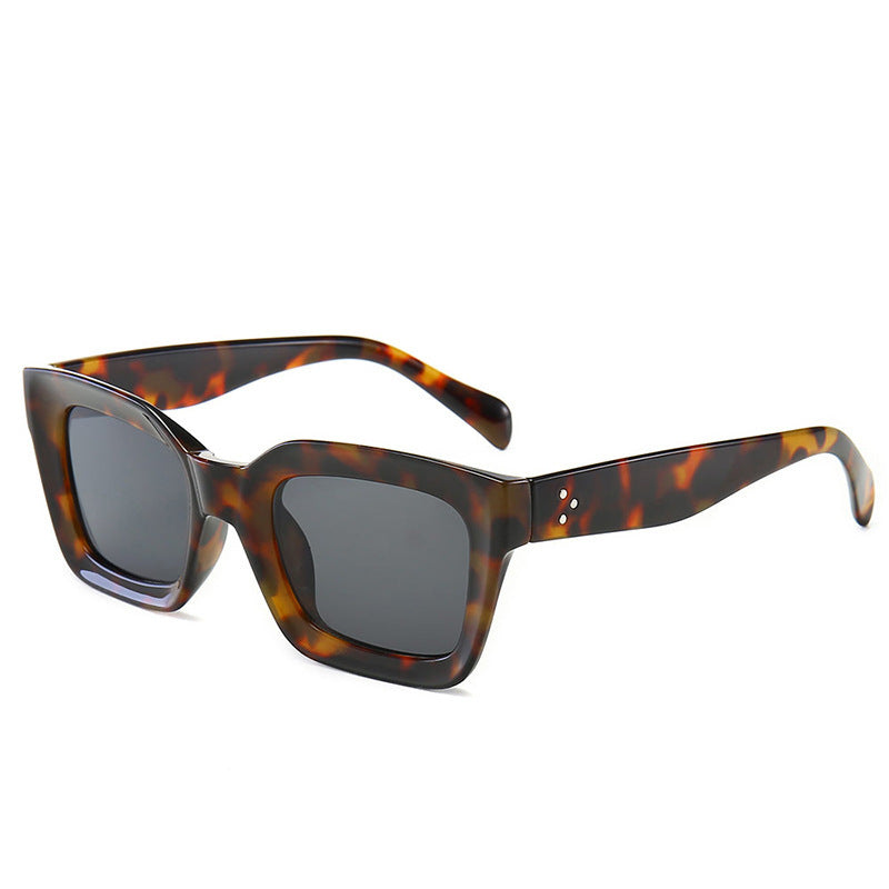 Pointed Square Frame Sunglasses - Sunglasses Haven