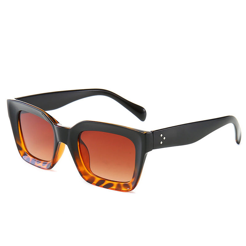 Pointed Square Frame Sunglasses - Sunglasses Haven