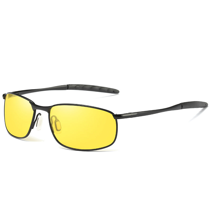 Polarized Rectangle Driving Sunglasses - Sunglasses Haven