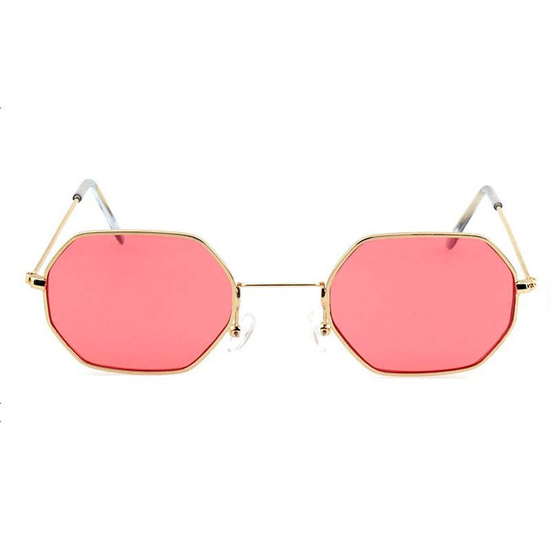 Polygonal Framed Sunglasses - Sunglasses Haven