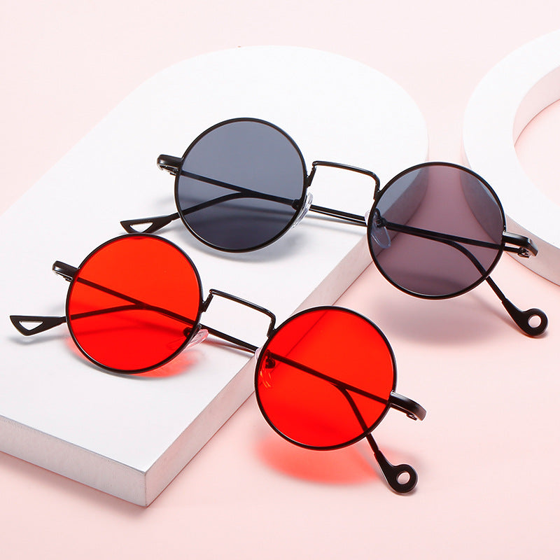 Round Frame Retro Sunglasses - Sunglasses Haven