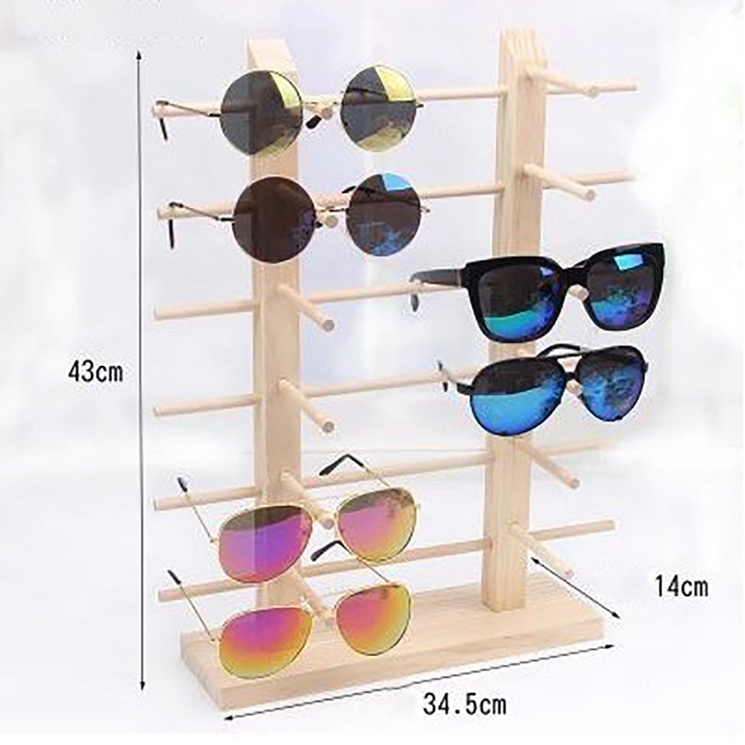 Wooden Glasses Display Stand - Sunglasses Haven